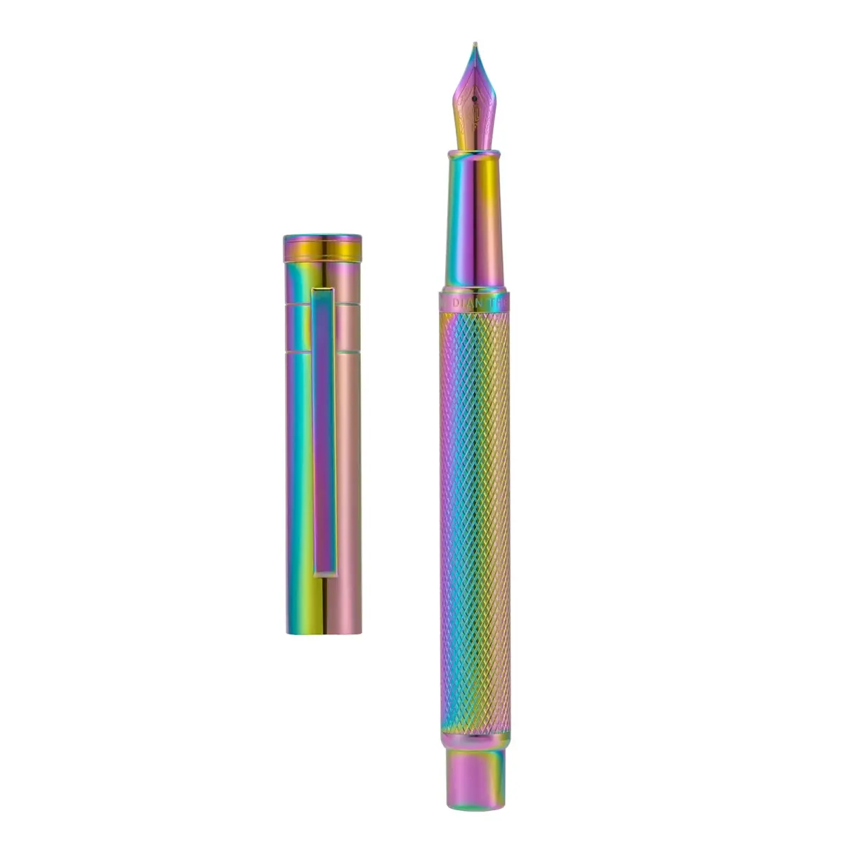 Asvine Hongdian Forest Fountain Pen Bent Nib Rainbow Color 1.0mm (13.8cm) | Smooth Ink Flow for Professionals - main product image