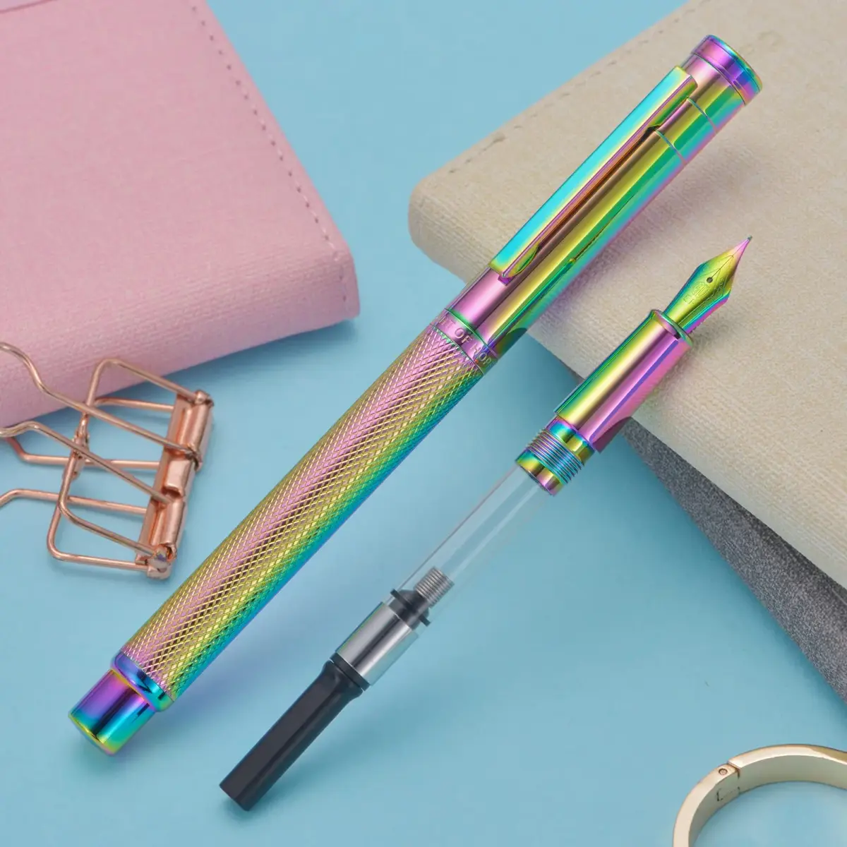 Asvine Hongdian Forest Fountain Pen Extra Fine Nib 0.38mm (13.8cm / 5.4in) | Smooth Ink Flow - view 8