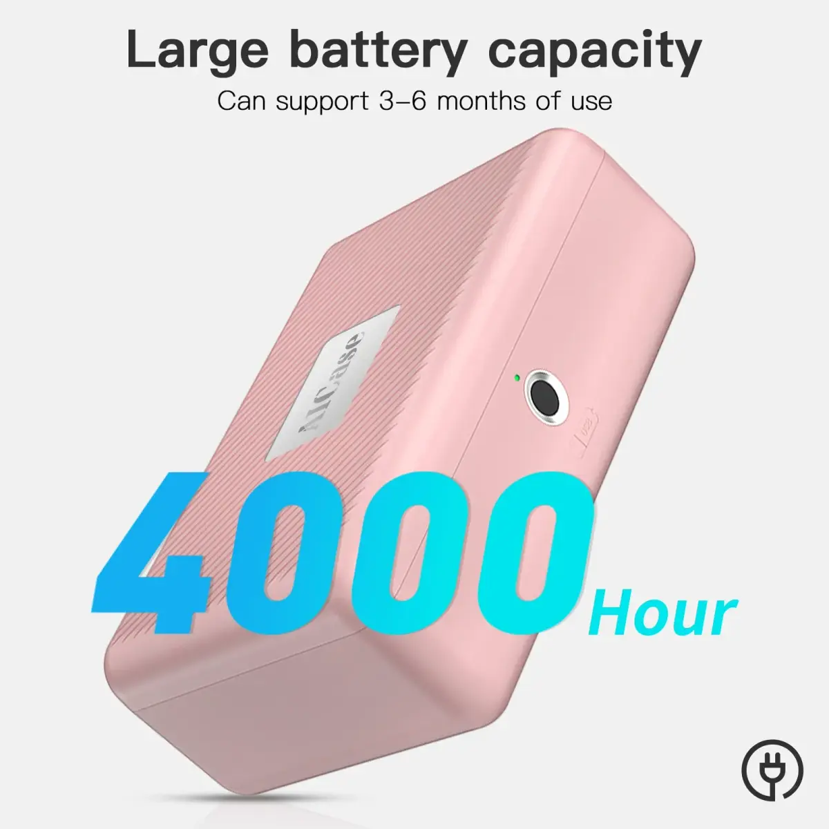 AICase Biometric Fingerprint Safe Box Pink | Rechargeable Lock Box for Home Office Travel - view 4