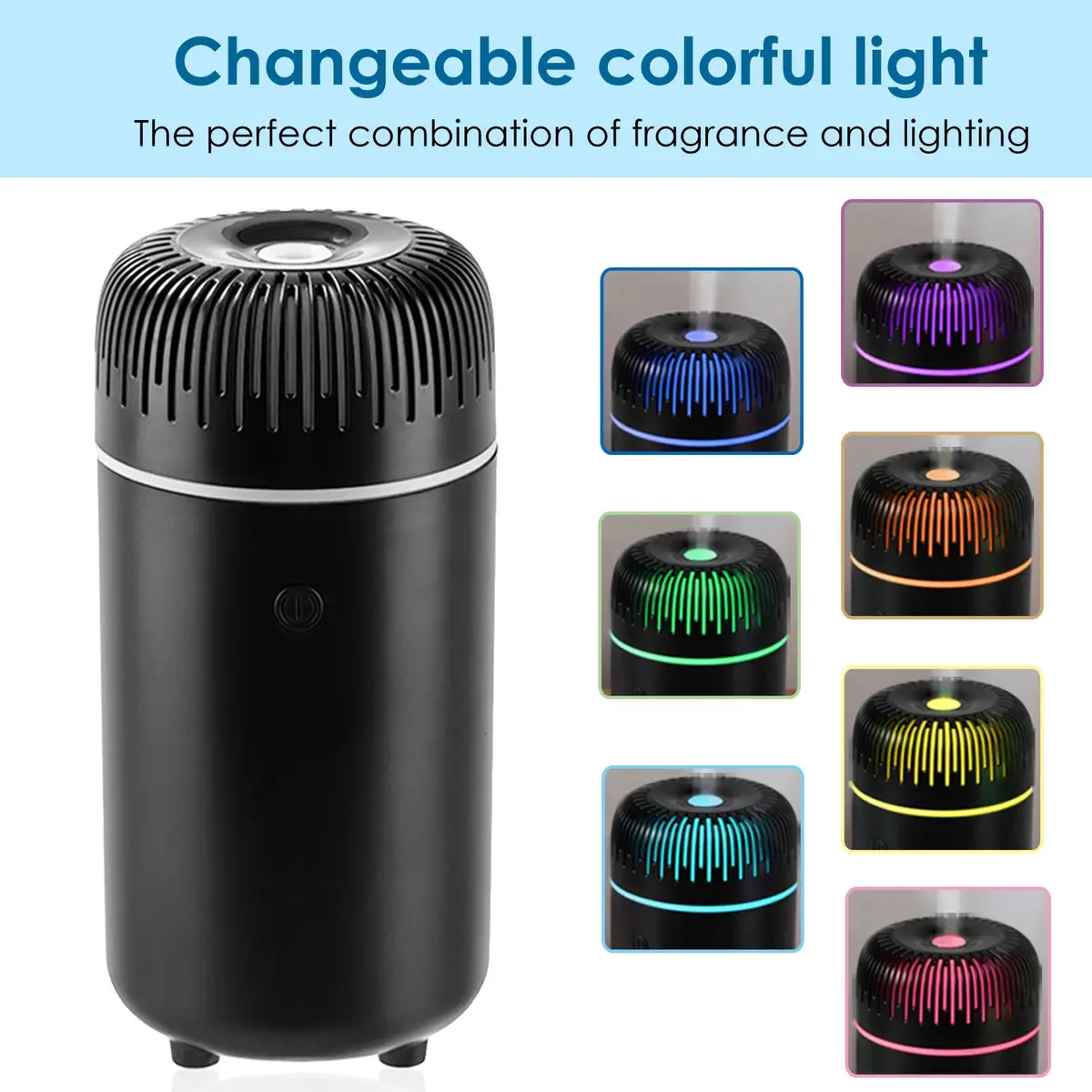 UrrSovv USB Car Diffuser Humidifier 100ml (3.38 Fl Oz) | Ultrasonic Cool Mist for Car & Home - view 2