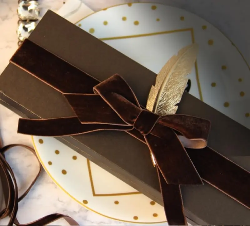 XMRIBBON Coffee Velvet Ribbon Single Sided 1 Inch x 10 Yards | Soft Nylon Craft Ribbon - view 7
