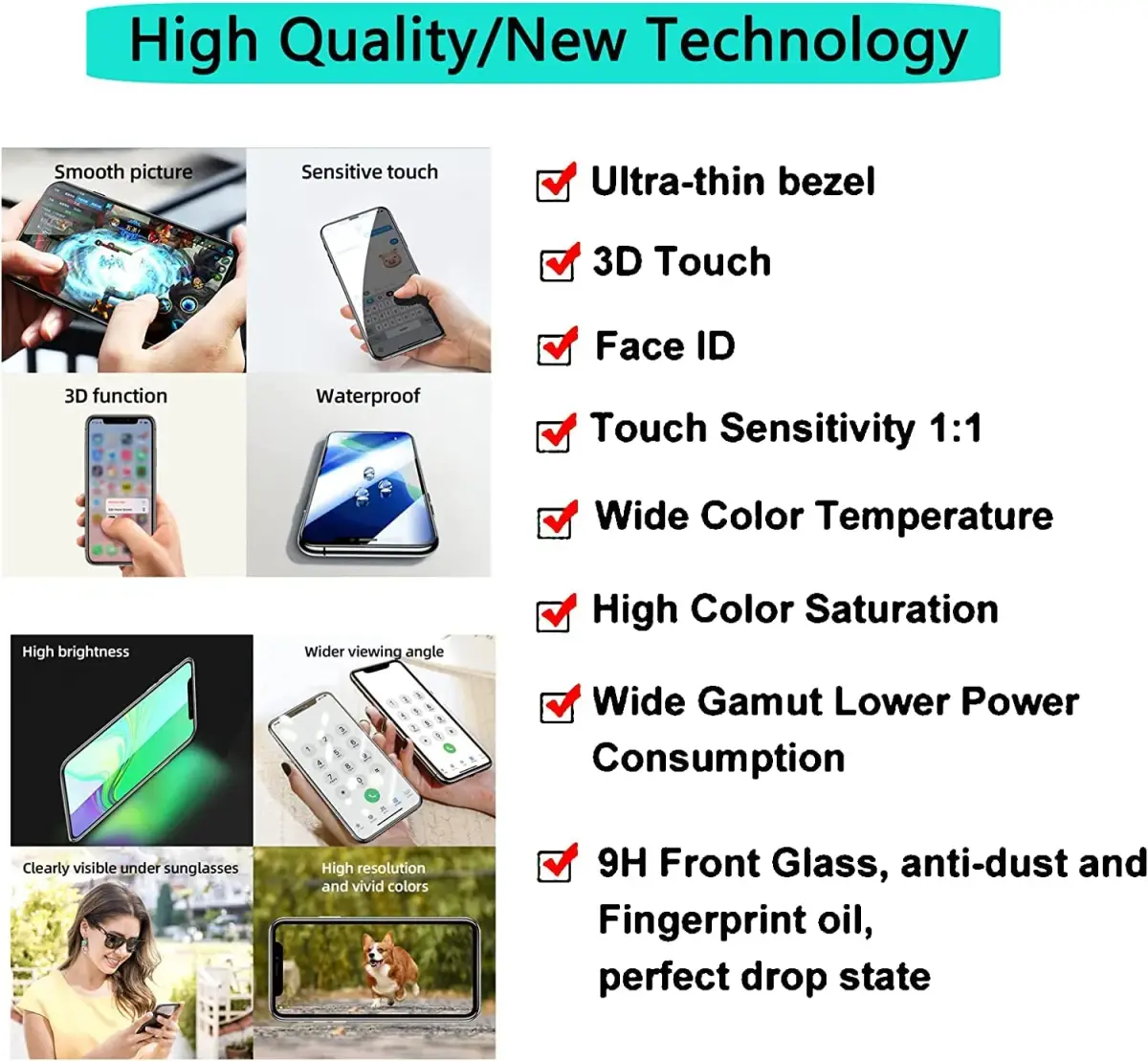 SIMDOG iPhone 11 Screen Replacement Kit 6.1" (15.5 cm) | Full HD Display with Tools & Tempered Glass - view 4