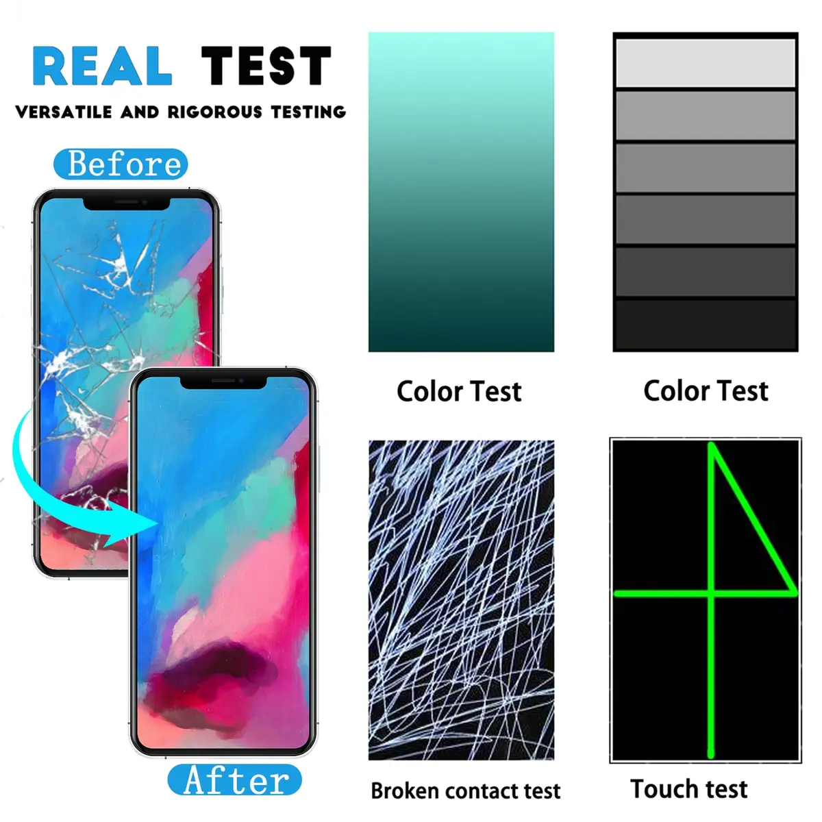 SIMDOG iPhone X Screen Replacement Kit 5.8" Full HD | Compatible with A1865, A1901, A1902 - view 3