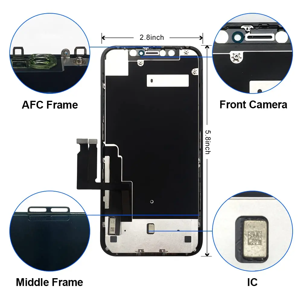 SIMDOG iPhone XR LCD Screen Replacement 6.1 inch | Easy DIY Repair Kit with Tools - view 5
