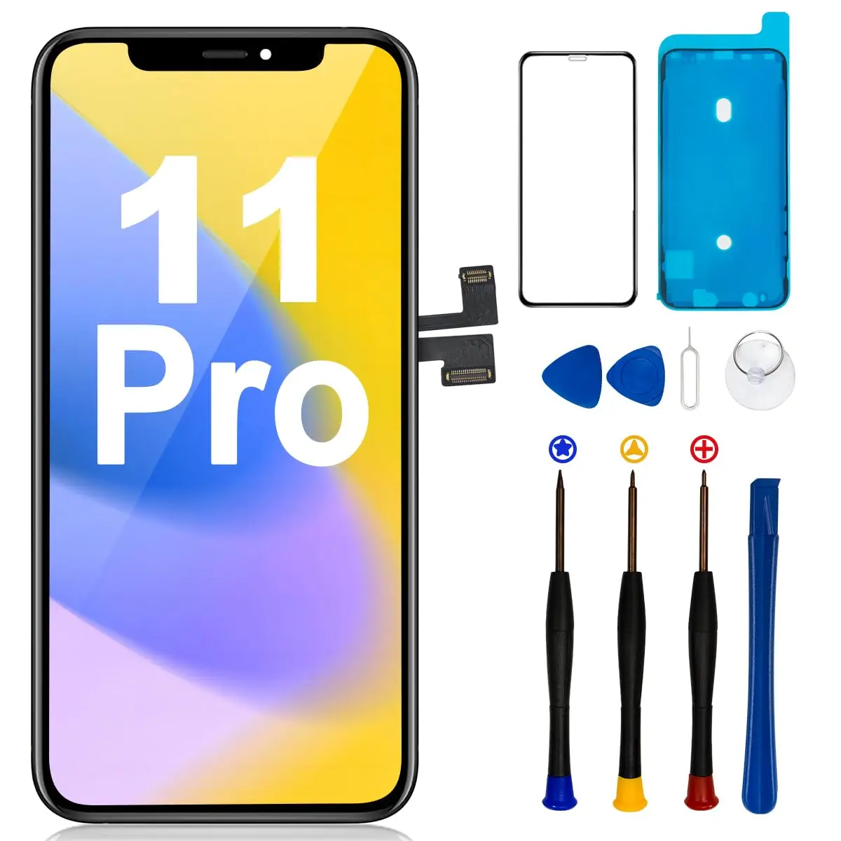 SIMDOG iPhone 11 Pro Screen Replacement 5.8" | Full HD LCD & 3D Touch, Compatible with A2160, A2217, A2215 - main product image