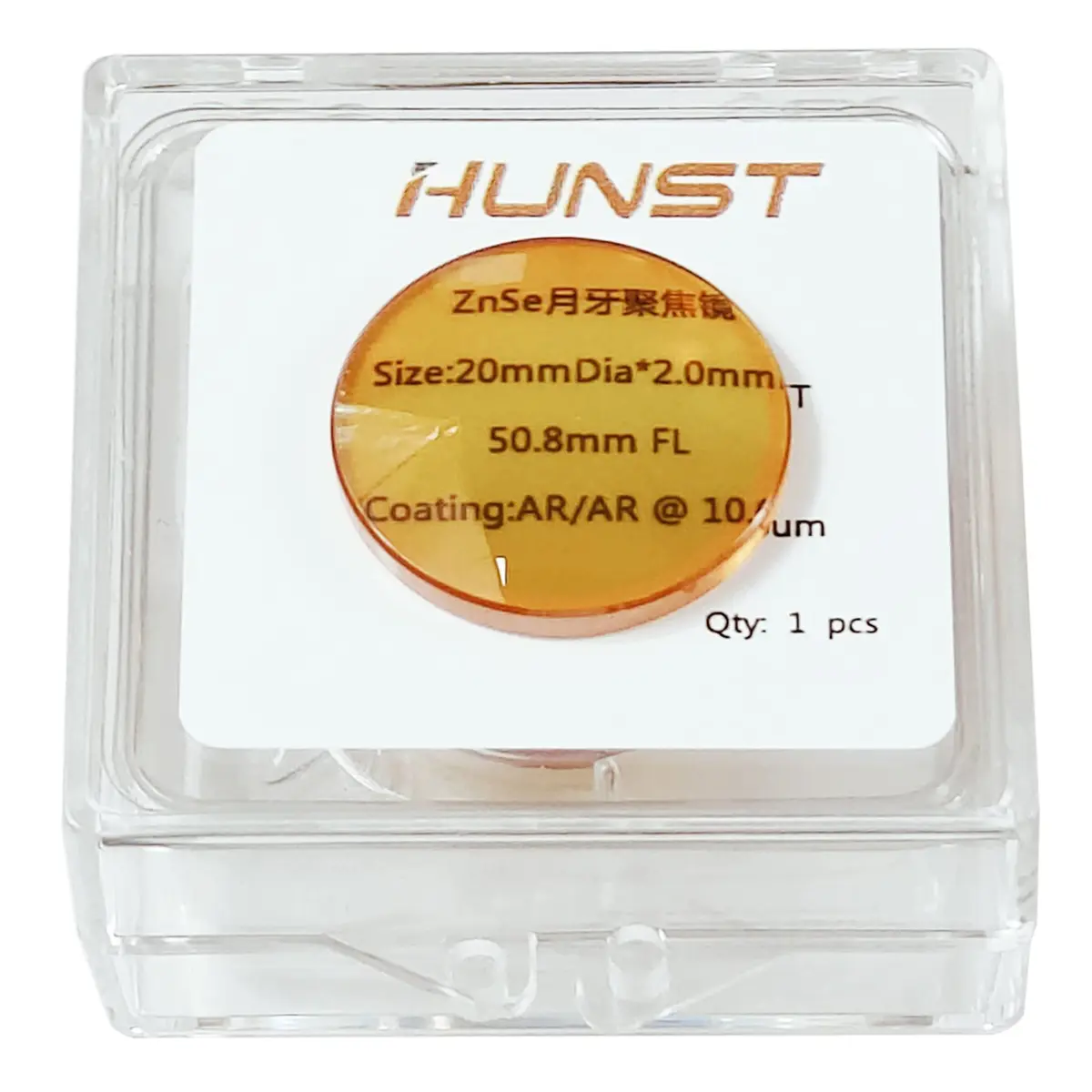 DGHUNST CO2 Laser Focus Lens 50.8mm FL (2in) | 19.05mm Diameter ZnSe Crystal for Engraving & Cutting Machines - view 6
