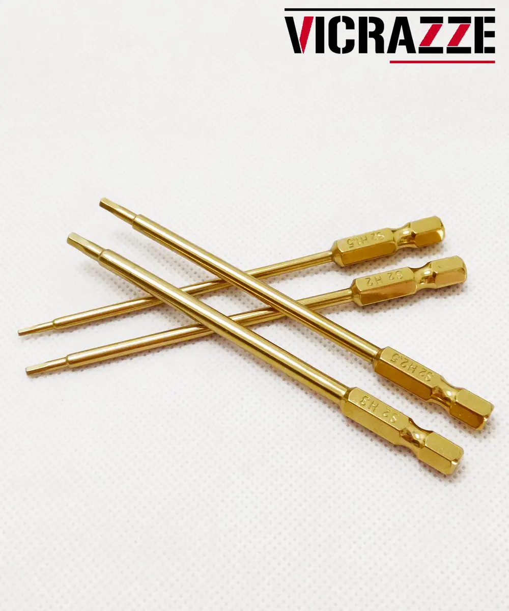 Raflot RC Hex Bit Set 1.5mm, 2.0mm, 2.5mm & 3.0mm | Titanium Coated, High Hardness (100mm Length) - view 6