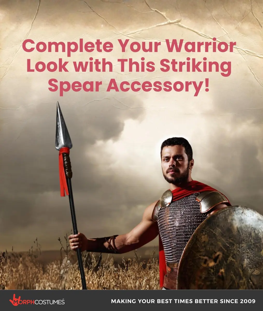Nicky Bigs Novelties Spartan Warrior Spear, 1.5m | Costume Prop for Adults - view 6