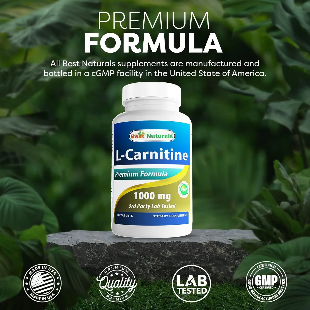 Best Naturals Acetyl L-Carnitine 1000 mg | 60 Capsules (Pack of 3) for Brain & Energy Support - view 5