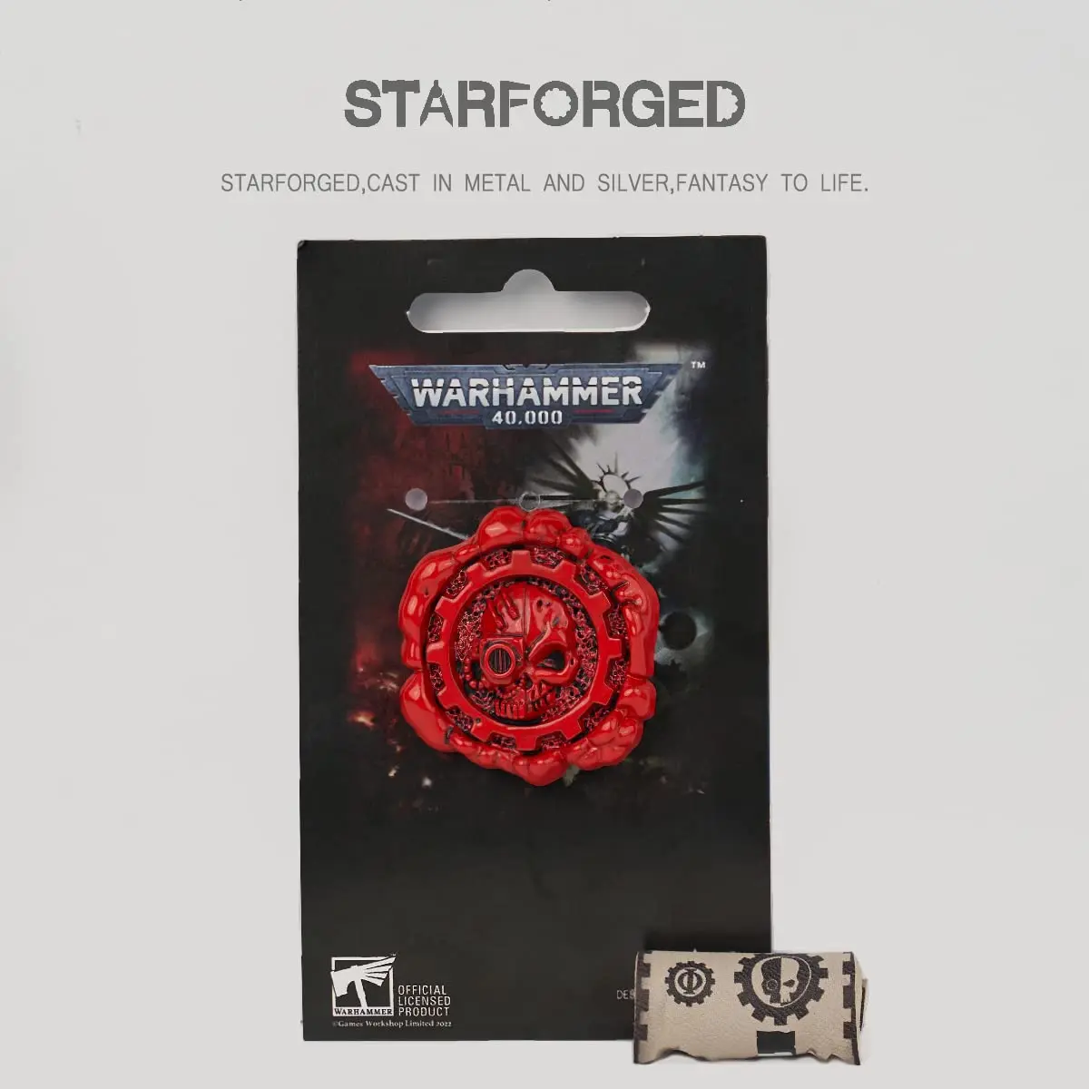 Starforged Cog Mechannicus Purity Seal | Warhammer 40K Adeptus Mechanicus Accessory - view 4