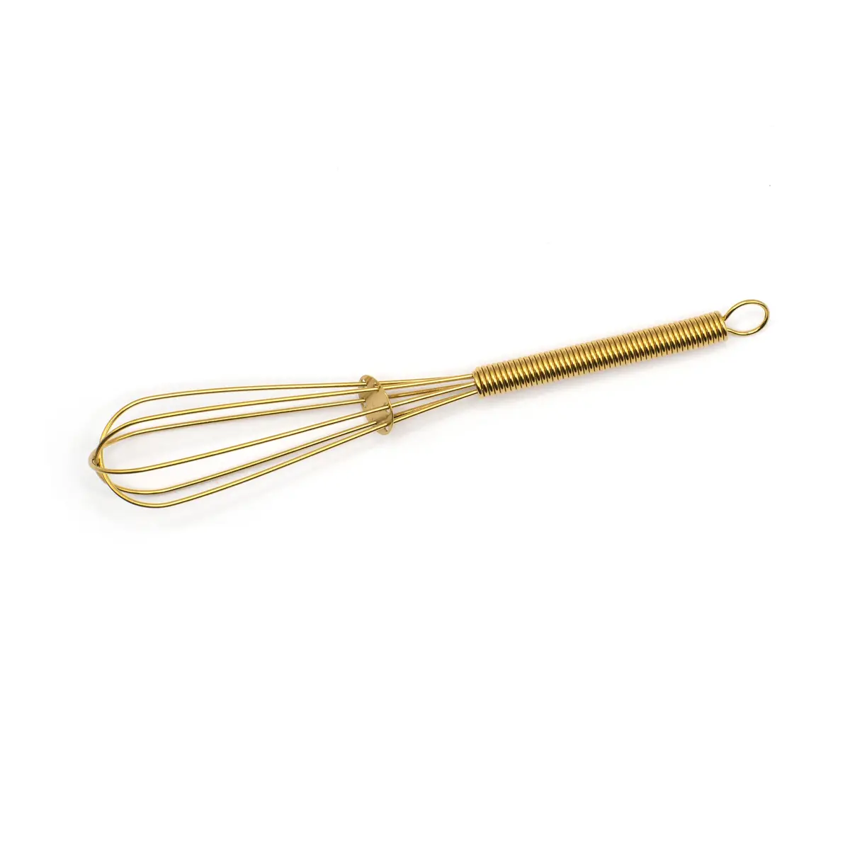 TYGYLZGCF Gold Mini Whisk 13cm (5 inch) | Perfect for Small Batches & Beverages - main product image