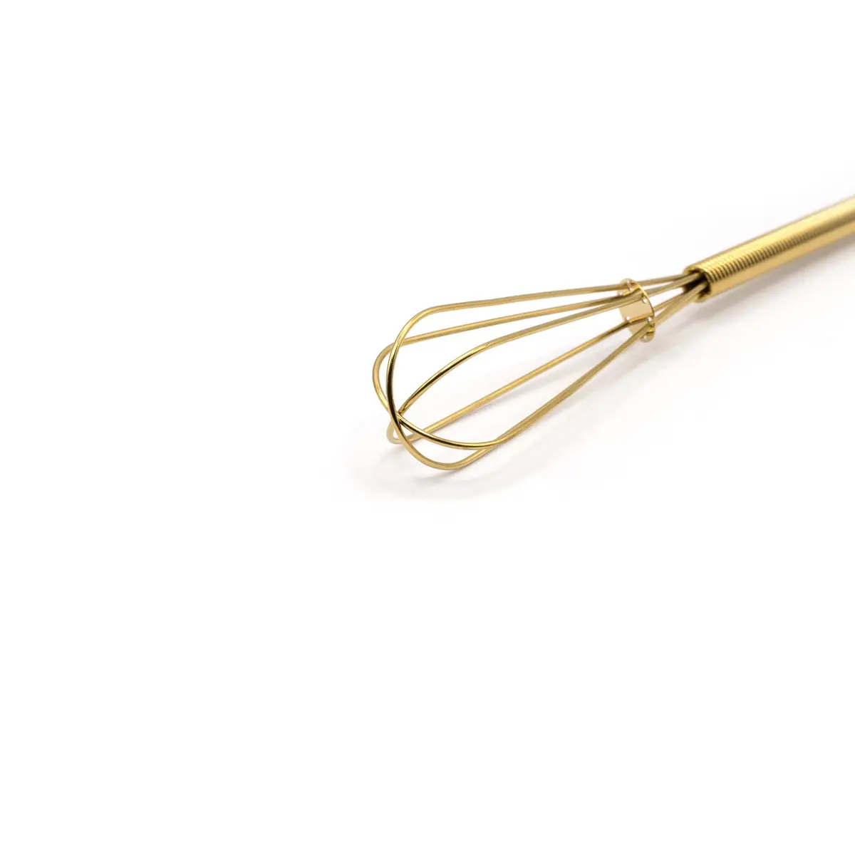 TYGYLZGCF Gold Mini Whisk 13cm (5 inch) | Perfect for Small Batches & Beverages - view 5