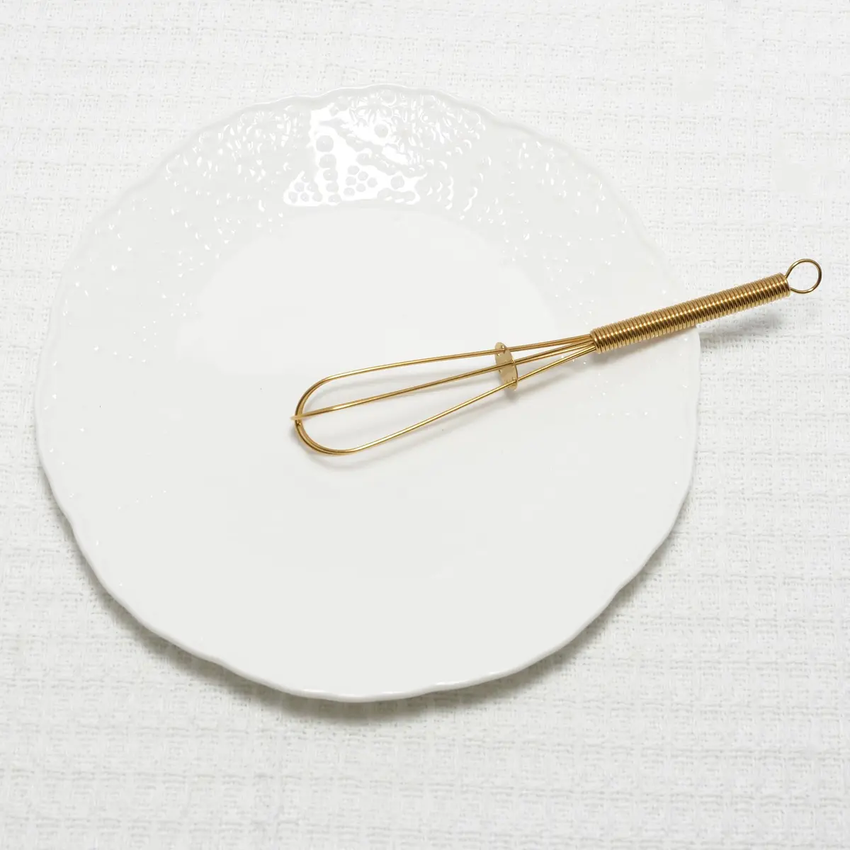 TYGYLZGCF Gold Mini Whisk 13cm (5 inch) | Perfect for Small Batches & Beverages - view 3