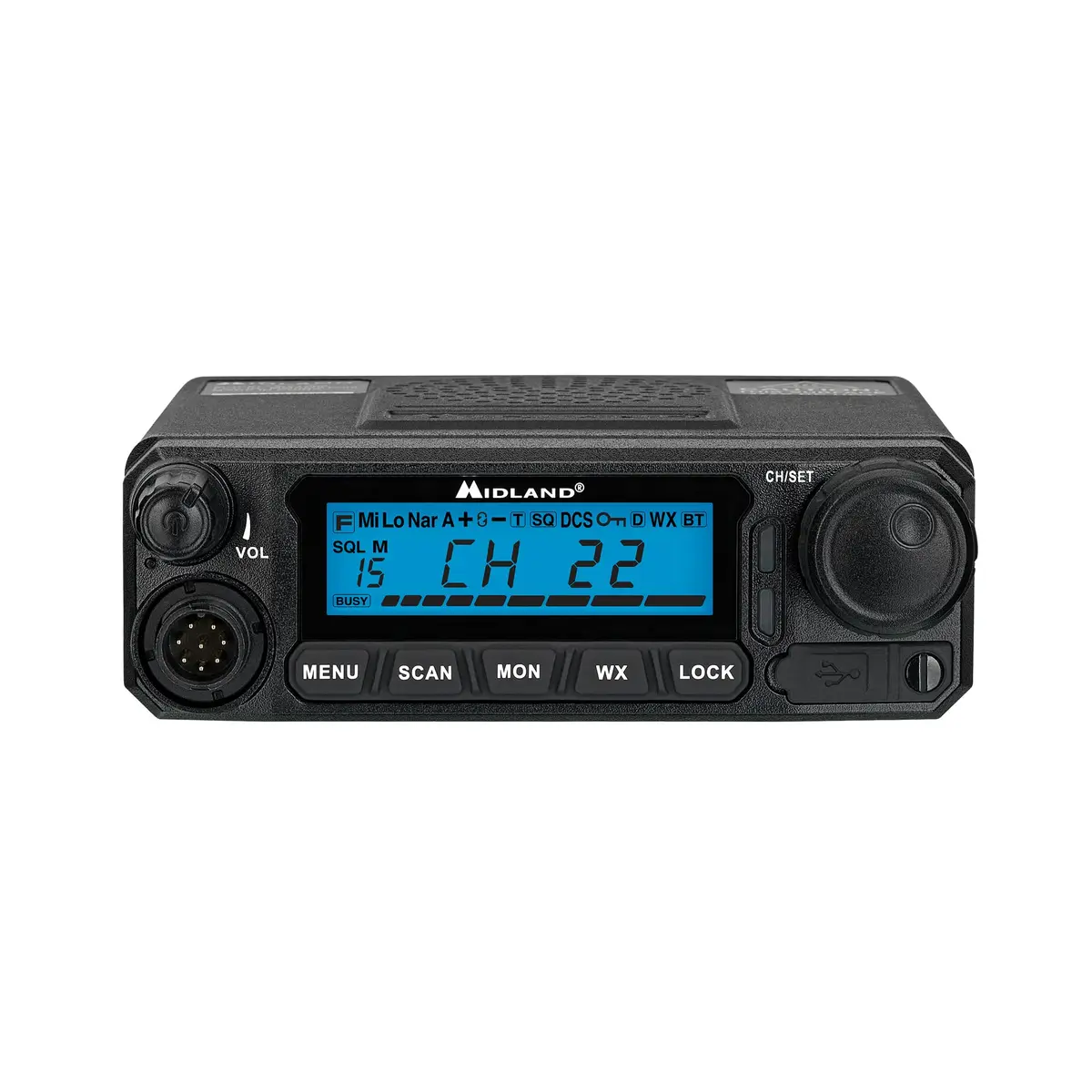Midland MXT500 50W IP66 MicroMobile GMRS Two-Way Radio | Waterproof, 100 Mile Range, 99 Channels - view 6