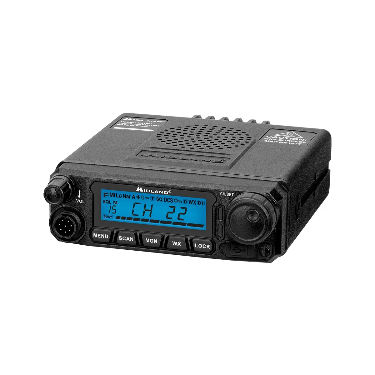 Midland MXT500 50W IP66 MicroMobile GMRS Two-Way Radio | Waterproof, 100 Mile Range, 99 Channels - view 8