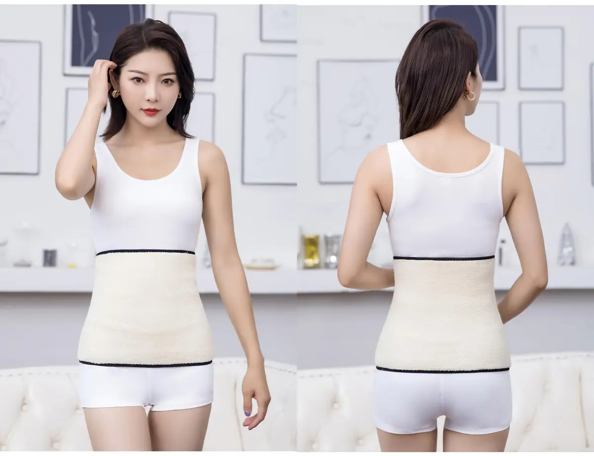 PURFUN Thermal Fleece Lining Waist Warmer Belt for Men & Women | 27"-39" Waist - view 4