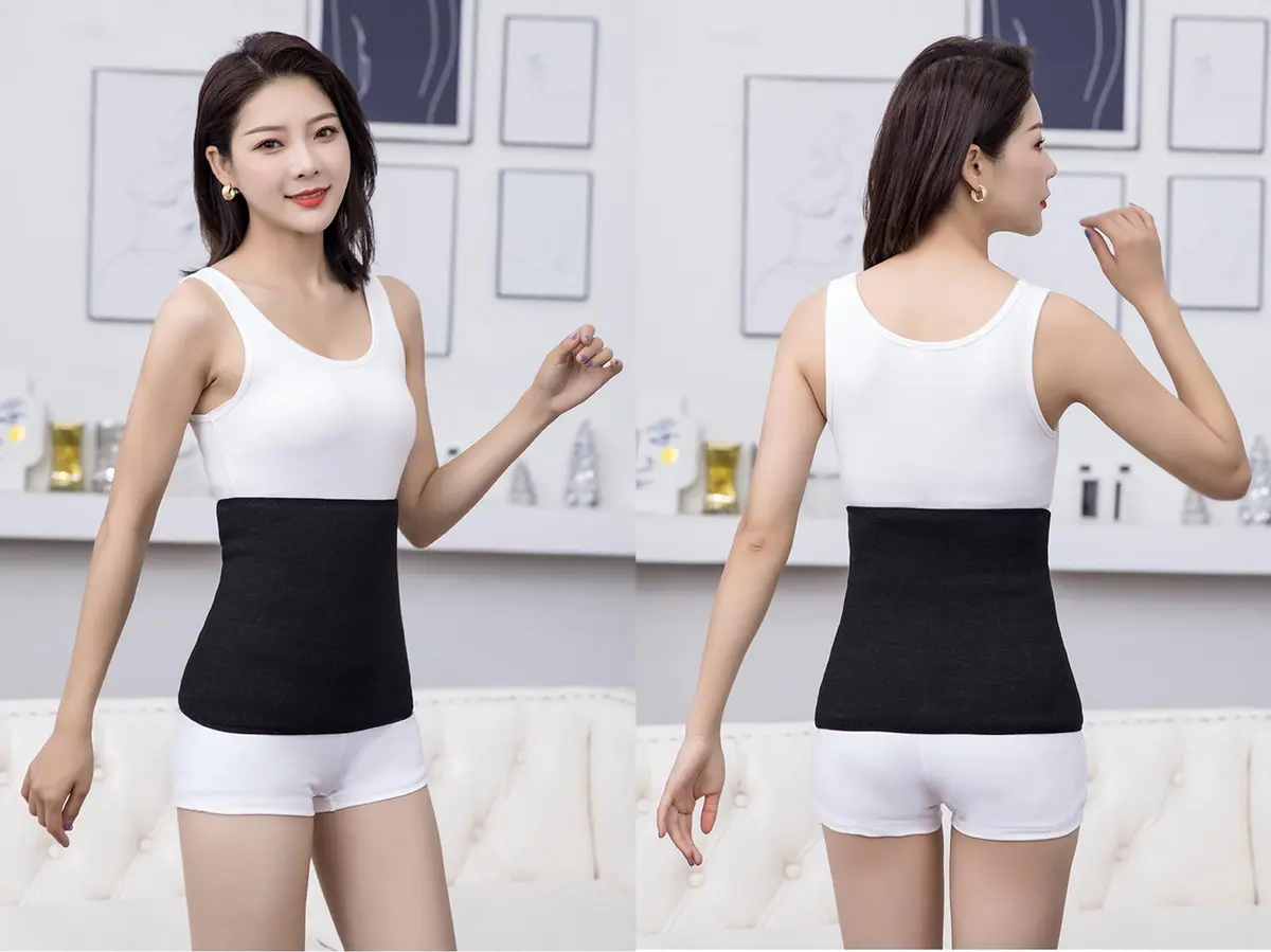 PURFUN Thermal Fleece Lining Waist Warmer Belt for Men & Women | 27"-39" Waist - view 3