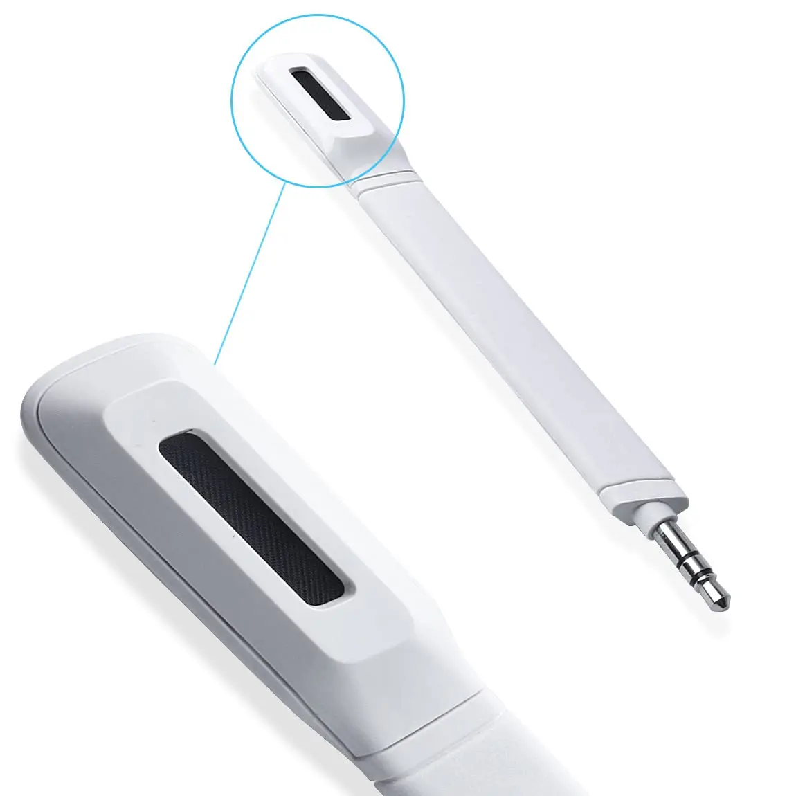 HUYUN White Microphone for Logitech G733 | Noise Isolation, Crystal Sound, Detachable Mic - view 3