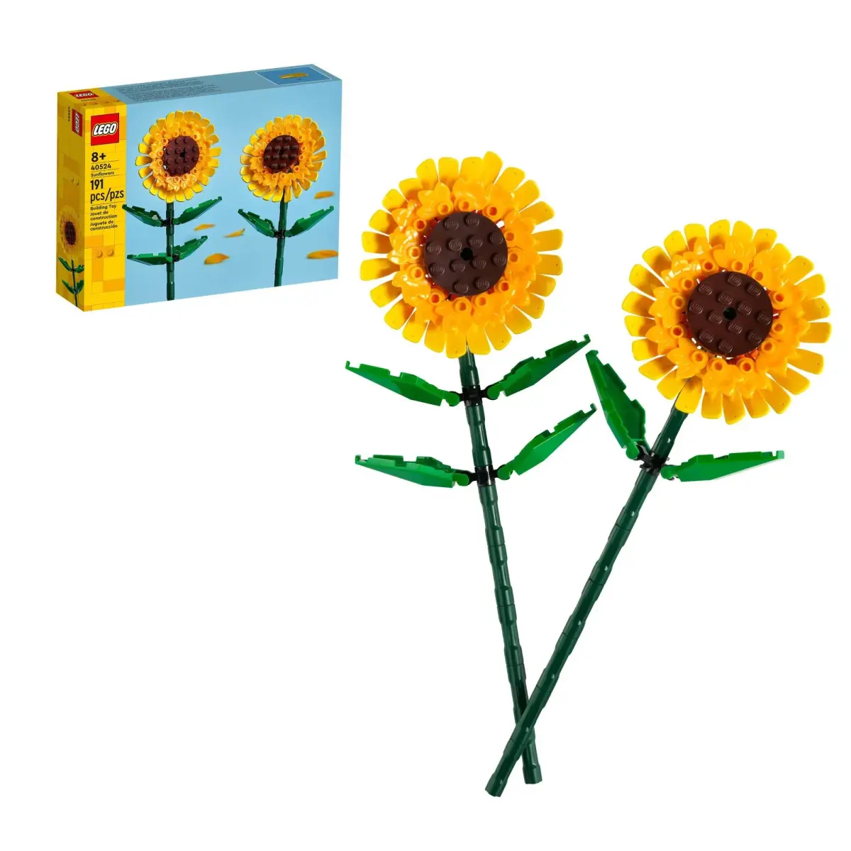 LEGO Sunflowers Building Toy 40524 - 191 Pieces | Artificial Flowers for Home Decor - main product image
