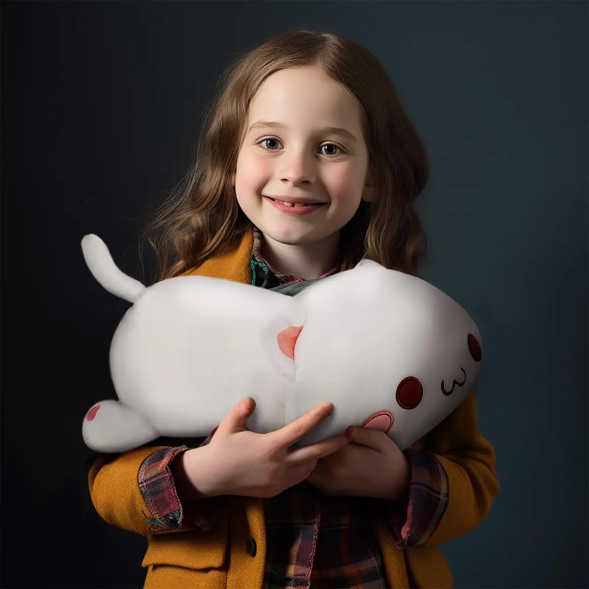 AFAN Cat Plush Pillow 13.7 Inch | Cute, Soft & Cuddly for Kids & Adults - view 6