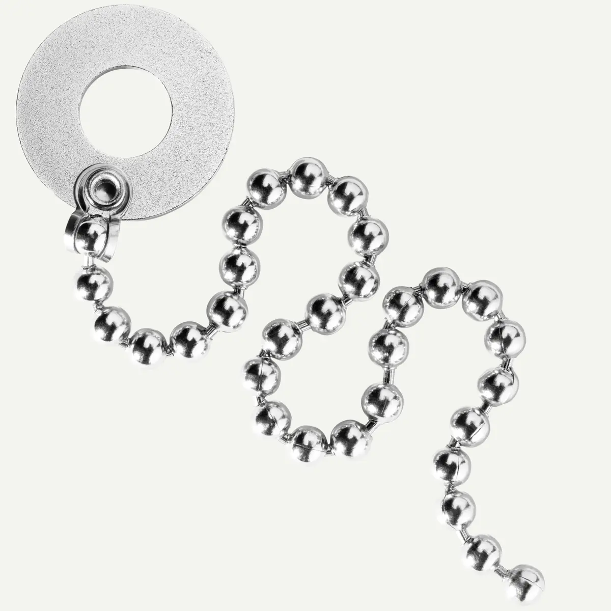 Meinl Percussion Heavy Cymbal Bacon Sizzler — 10.5" Stainless Steel Chain, No-Drill Rivet Sound - view 4