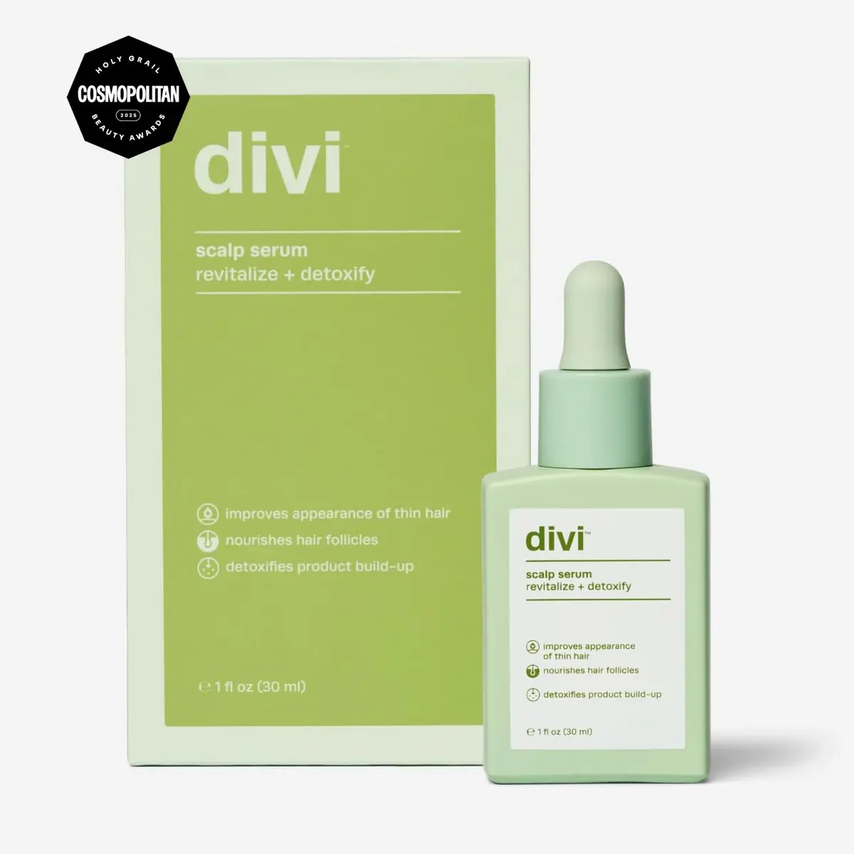 divi Scalp Serum | To Promote Fuller-Looking Hair with Peptides | 30ml - view 2