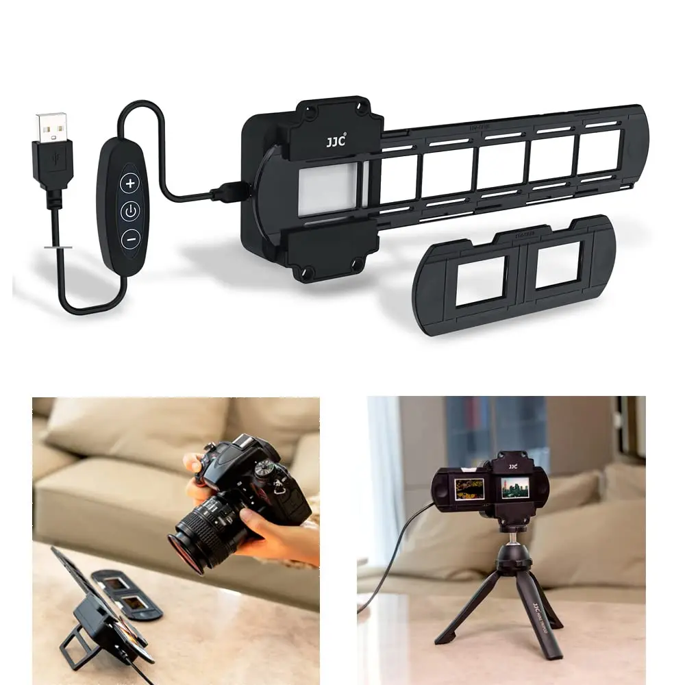 JJC 35mm Slide and Film Digitizing LED Backlight with 10-Level Brightness | CRI 95+ for Accurate Film Scanning - main product image