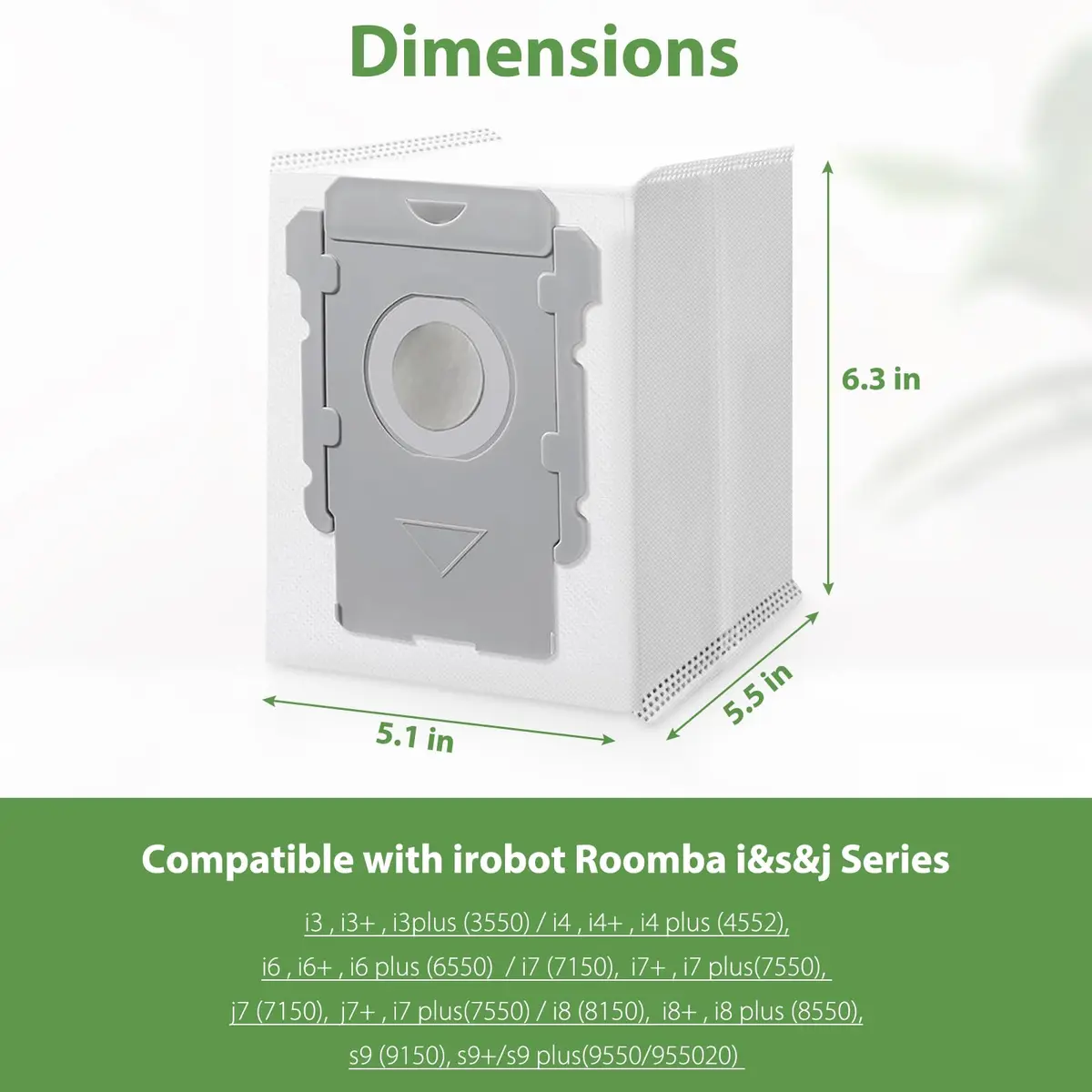 GOFWE Vacuum Bags for iRobot Roomba Series | 18 Pack, Compatible with i7, i8, j7, s9+ | Long-Lasting Dust Containment - view 4