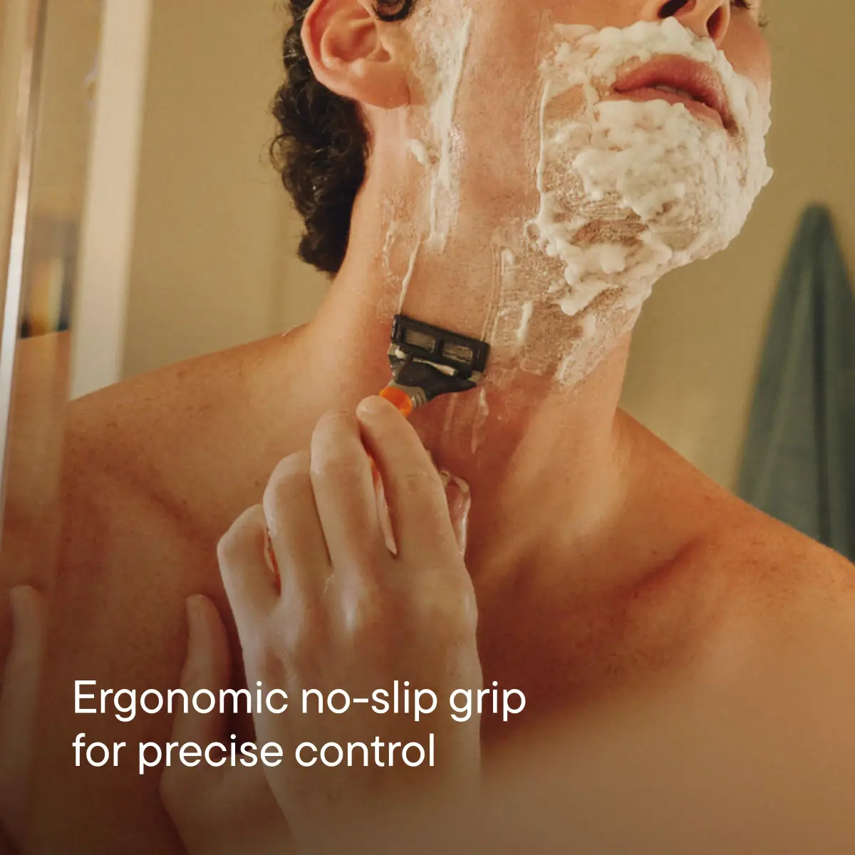 Harry's Original Shaving Kit for Men - Razor Handle & 3 German-Engineered Blades | Sage - view 5