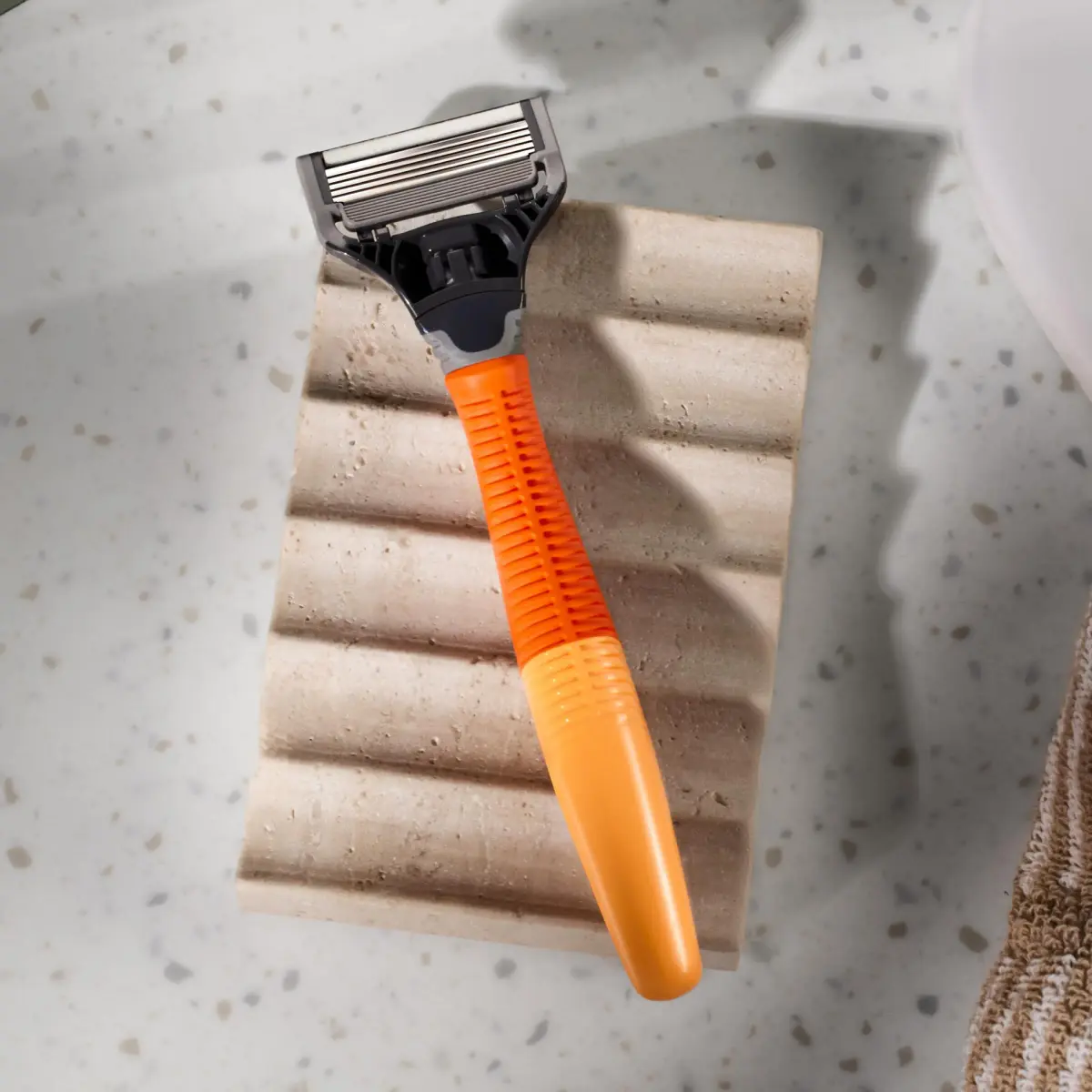 Harry's Original Shaving Kit for Men - 5-Blade Razor Handle & 3 Refills | German Engineered Ember - view 3