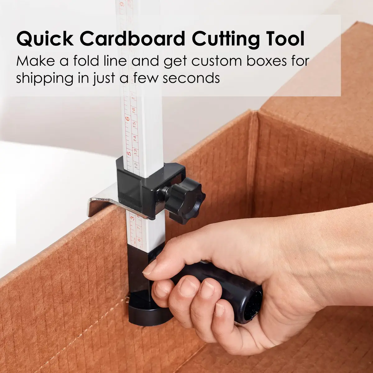 OMNI Factory Box Resizer Tool with Scoring Wheel 33cm (13 inches) | Customize Shipping Boxes - view 7