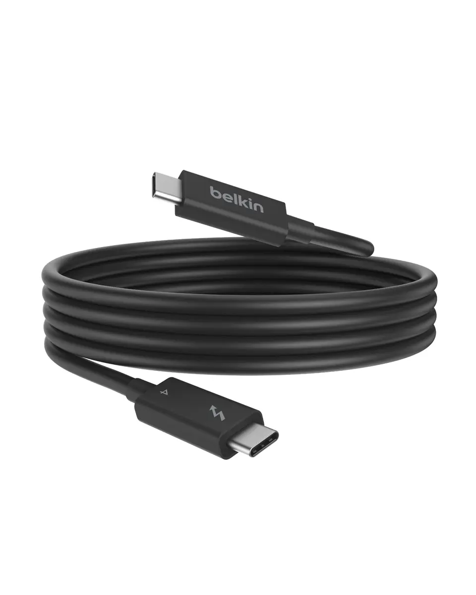 Belkin Thunderbolt 4 Cable 2M | 100W PD, USB4 Compliant, Fast Data & Video Transfer - main product image
