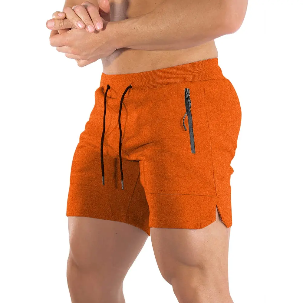 PIDOGYM Men's 5" Gym Shorts with Zipper Pockets for Running & Workout | Lightweight, Breathable Polyester Blend - main product image