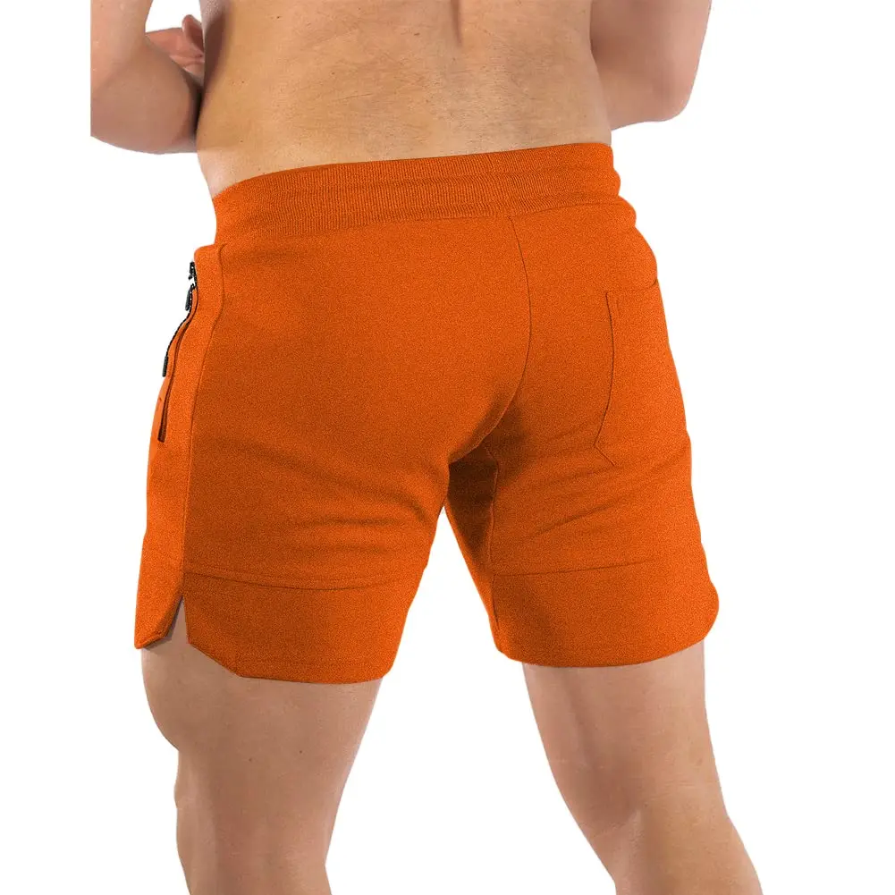 PIDOGYM Men's 5" Gym Shorts with Zipper Pockets for Running & Workout | Lightweight, Breathable Polyester Blend - view 3