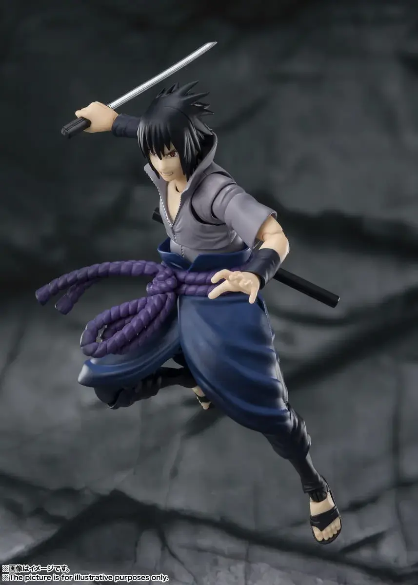 TAMASHII NATIONS Sasuke Uchiha Action Figure 15cm (5.9") | Naruto Shippuden Licensed Collectible - view 4