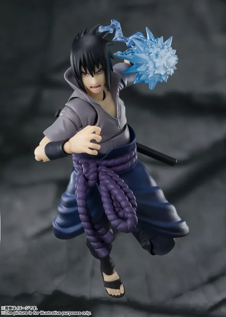 TAMASHII NATIONS Sasuke Uchiha Action Figure 15cm (5.9") | Naruto Shippuden Licensed Collectible - view 5