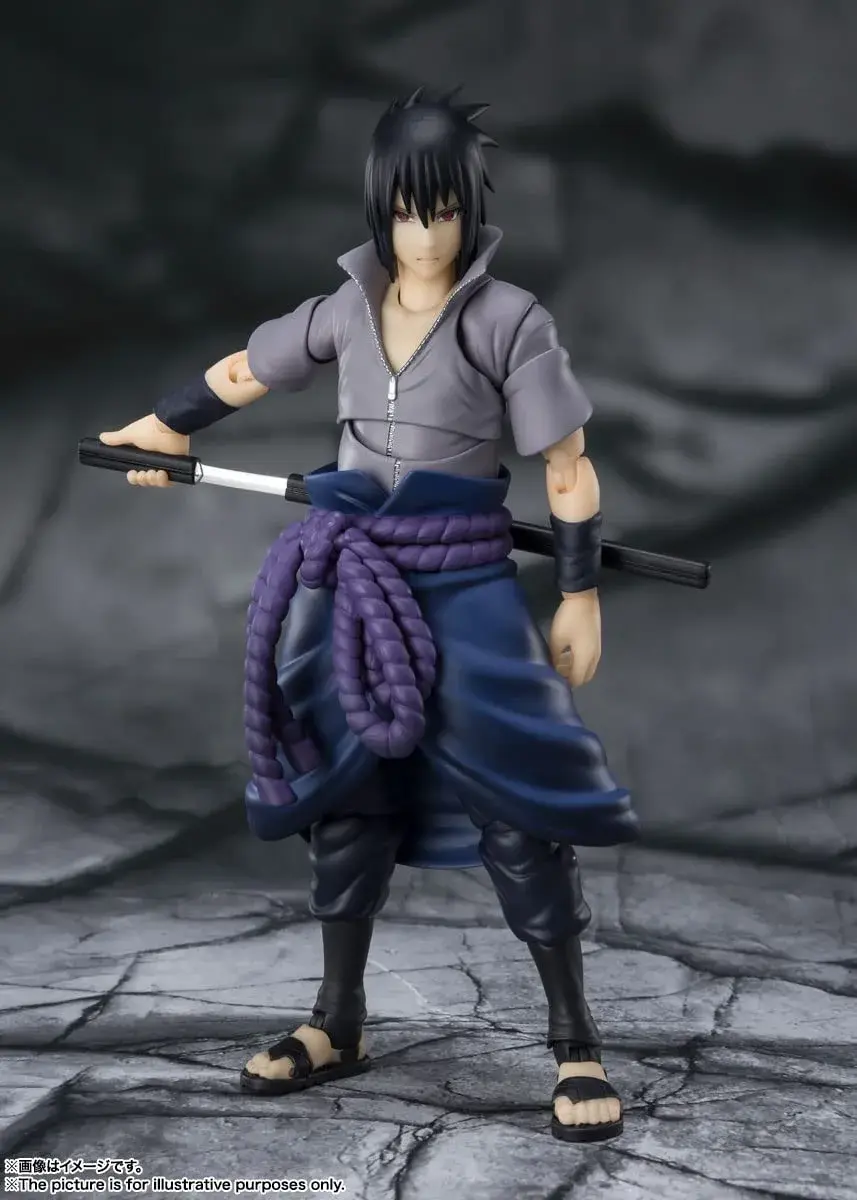 TAMASHII NATIONS Sasuke Uchiha Action Figure 15cm (5.9") | Naruto Shippuden Licensed Collectible - view 2