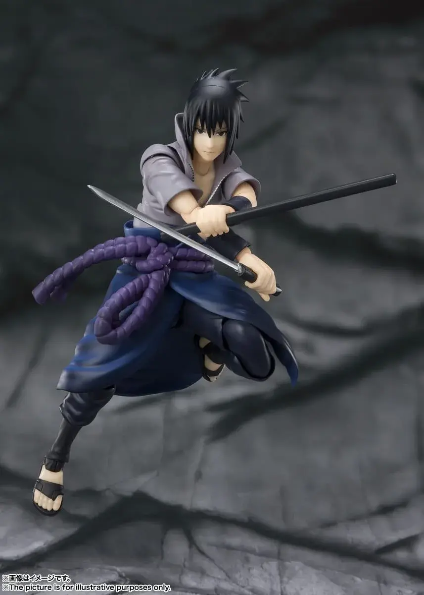 TAMASHII NATIONS Sasuke Uchiha Action Figure 15cm (5.9") | Naruto Shippuden Licensed Collectible - view 3