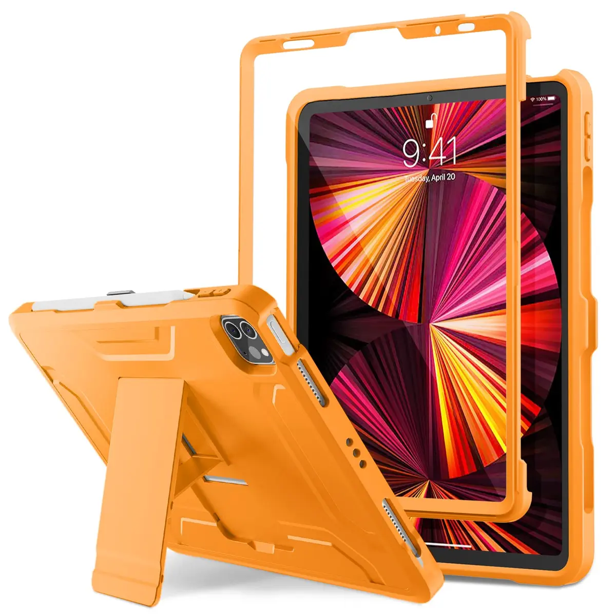 DTTO Portable Electronic Device Cover for iPad Pro 11" 2020-2022 | Shock-Resistant Orange - main product image