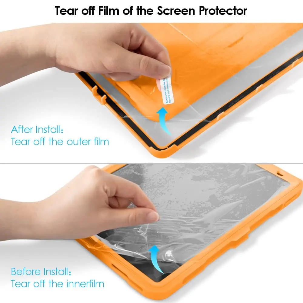 DTTO Portable Electronic Device Cover for iPad Pro 11" 2020-2022 | Shock-Resistant Orange - view 8