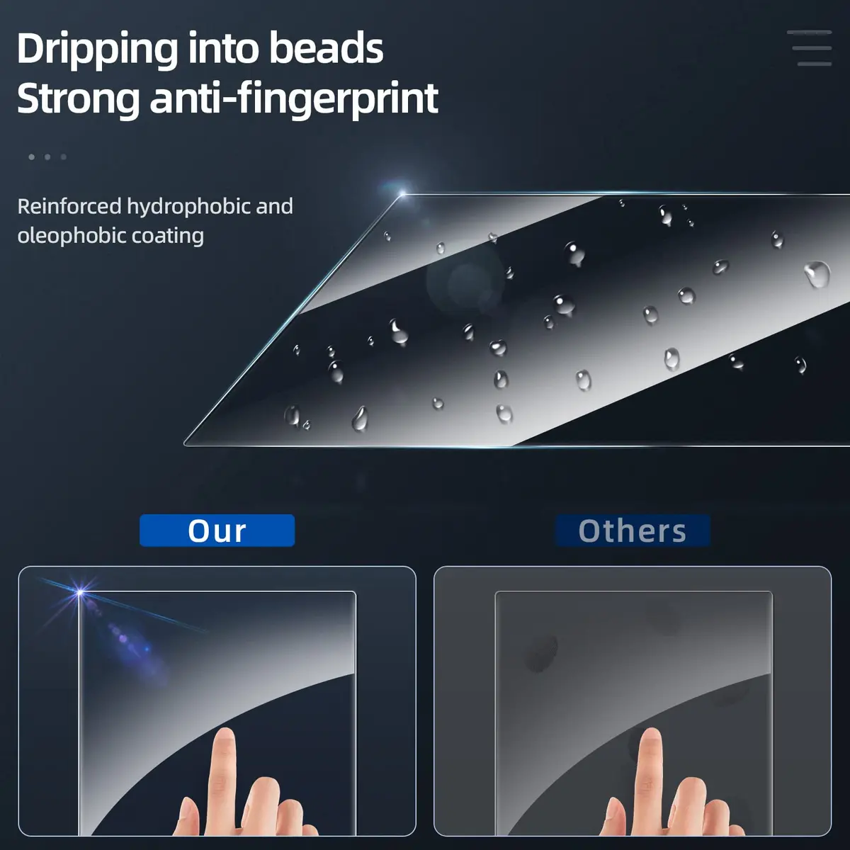 Benazcap Steam Deck Screen Protector 7 Inch | 9H Tempered Glass HD Clear Easy Install - view 4