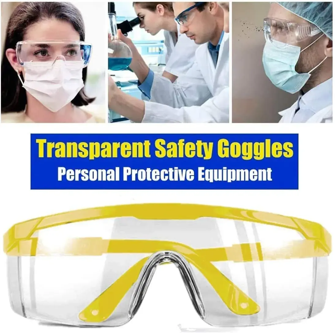 mozeeda 5-Pack Safety Goggles for Men & Women | Over-Glasses Fit, Anti-Fog, Anti-Scratch, Impact-Resistant - view 7