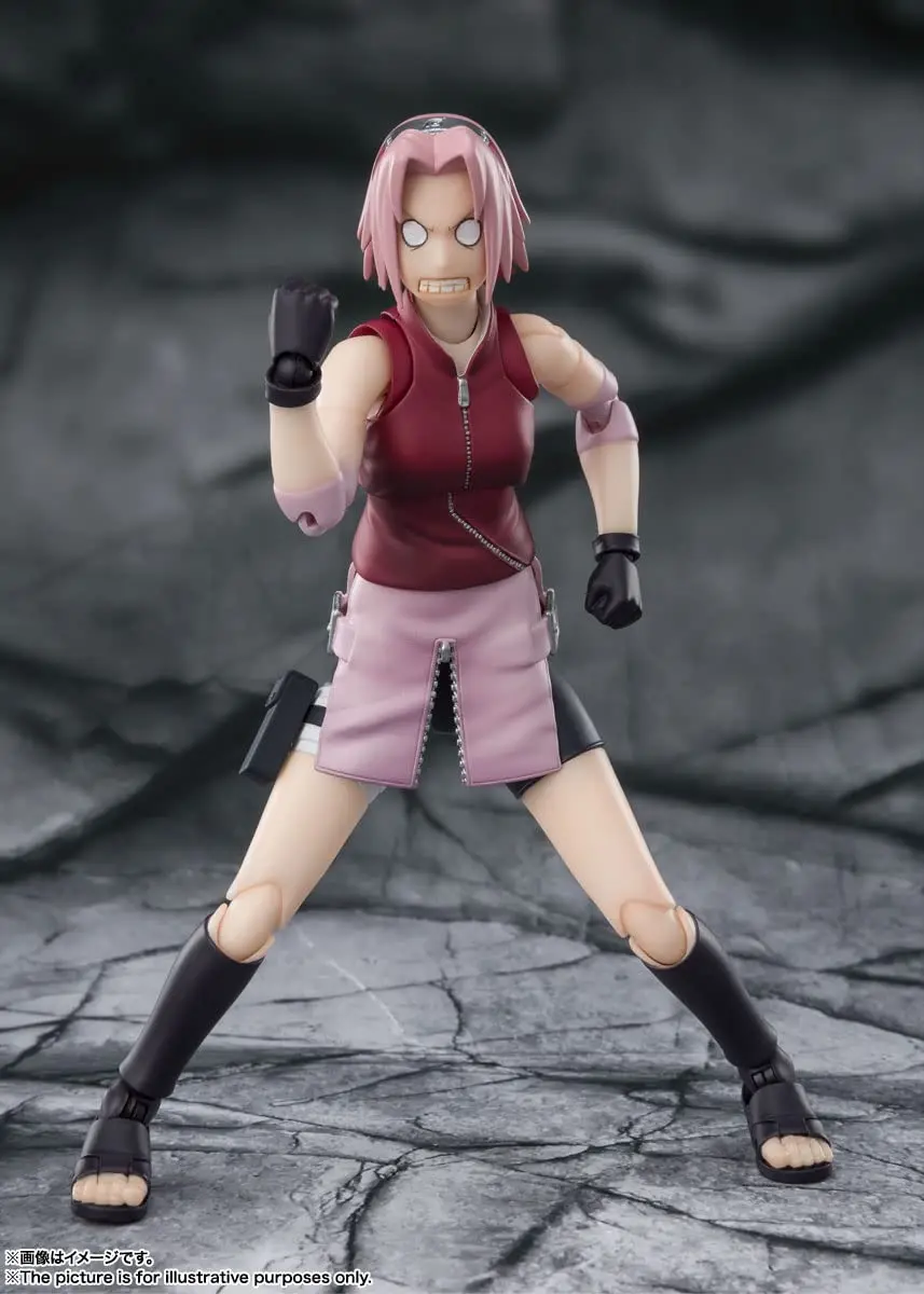 TAMASHII NATIONS Naruto Shippuden Sakura Haruno Action Figure 15cm (5.9in) | Inheritor of Tsunade's Indominable Will - view 4