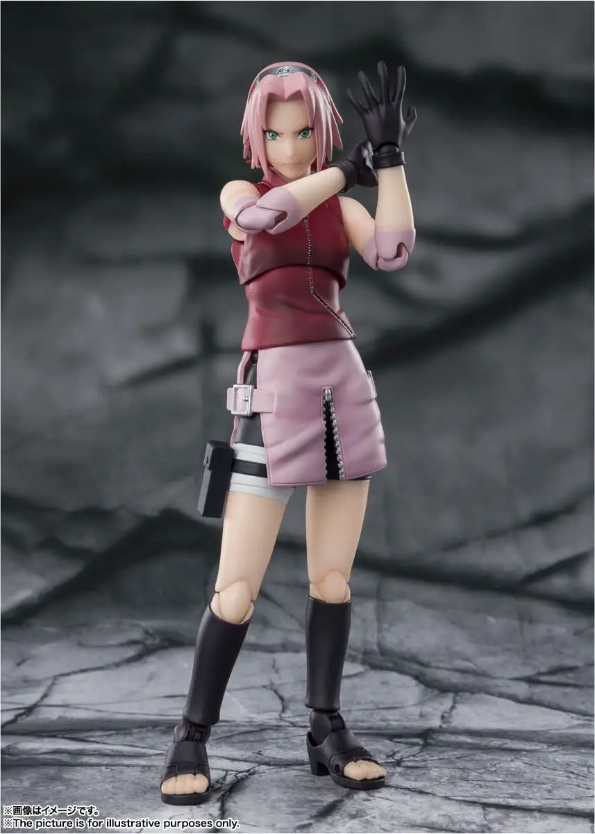 TAMASHII NATIONS Naruto Shippuden Sakura Haruno Action Figure 15cm (5.9in) | Inheritor of Tsunade's Indominable Will - view 5