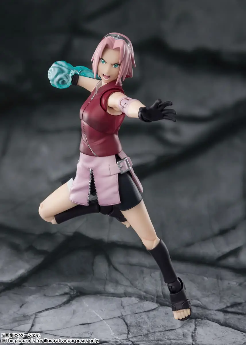 TAMASHII NATIONS Naruto Shippuden Sakura Haruno Action Figure 15cm (5.9in) | Inheritor of Tsunade's Indominable Will - view 6
