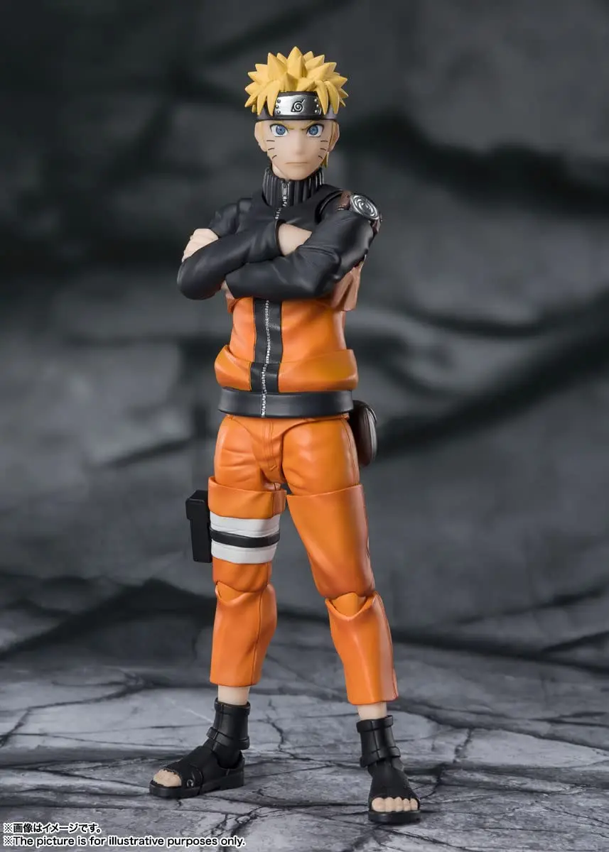 TAMASHII NATIONS Naruto Shippuden Naruto Uzumaki Action Figure 14 cm (5.5") | Authentic USA Import - view 4