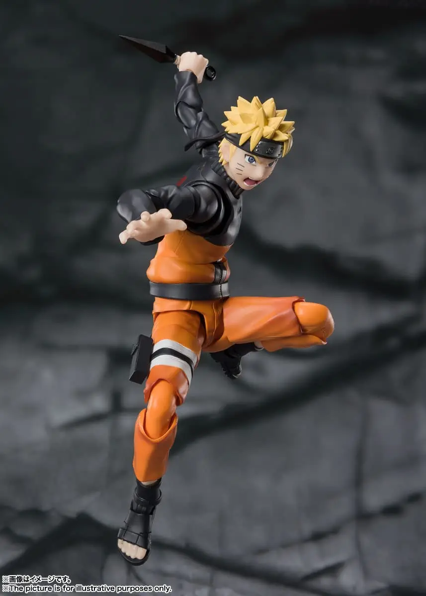 TAMASHII NATIONS Naruto Shippuden Naruto Uzumaki Action Figure 14 cm (5.5") | Authentic USA Import - view 6