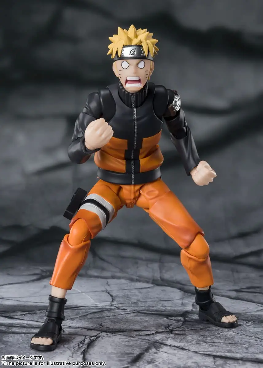 TAMASHII NATIONS Naruto Shippuden Naruto Uzumaki Action Figure 14 cm (5.5") | Authentic USA Import - view 7
