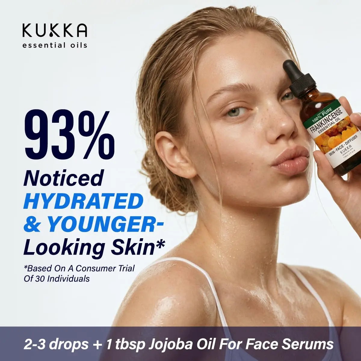 KUKKA Frankincense Essential Oil 118ml (4 Fl Oz) | Pure Natural Oil for Skin, Face, Body & DIY Soap Making - view 2