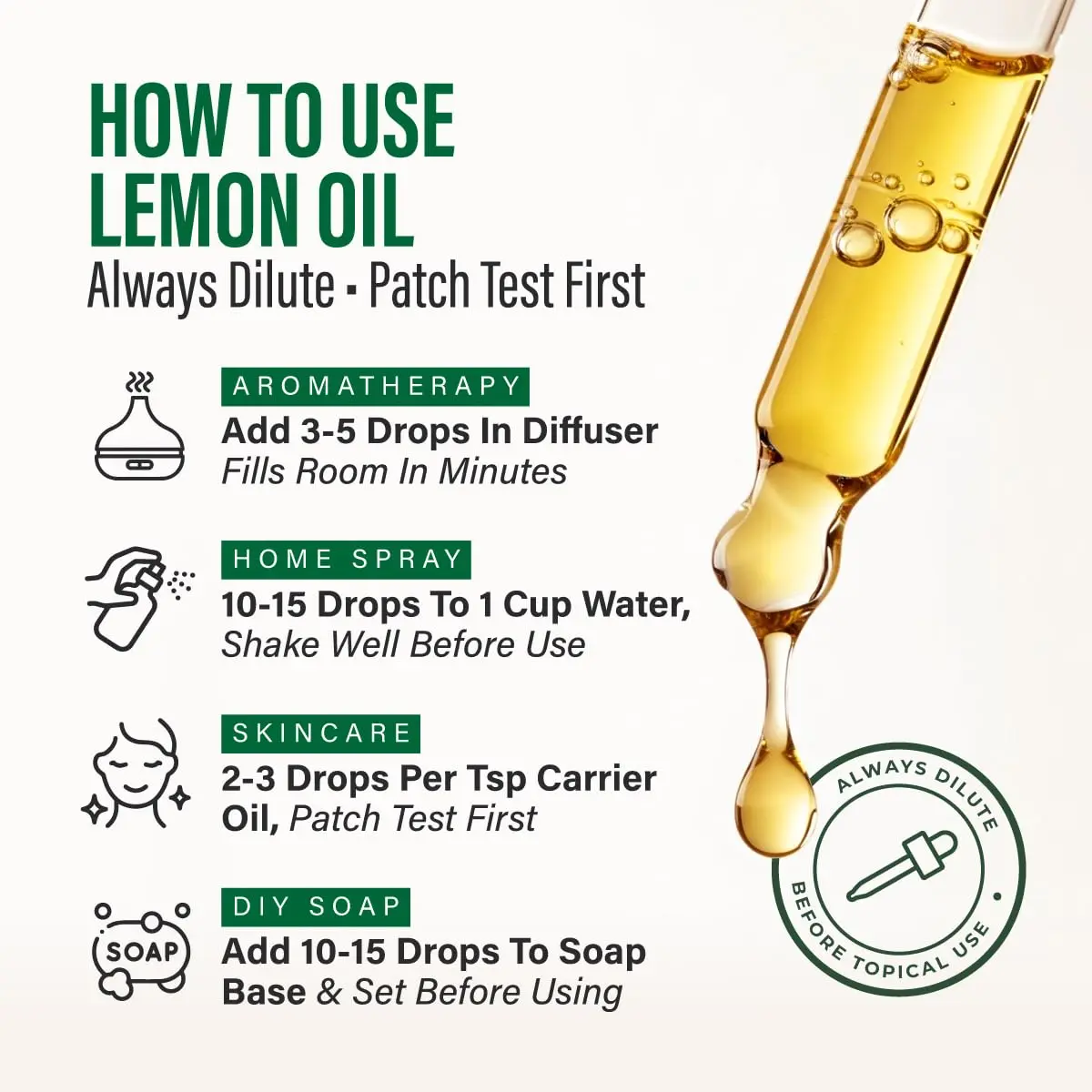KUKKA Essential Oils Lemon Essential Oil 118ml (4 Fl Oz) | Pure Natural Oil for Skin, Cleaning, Diffuser & DIY - view 4